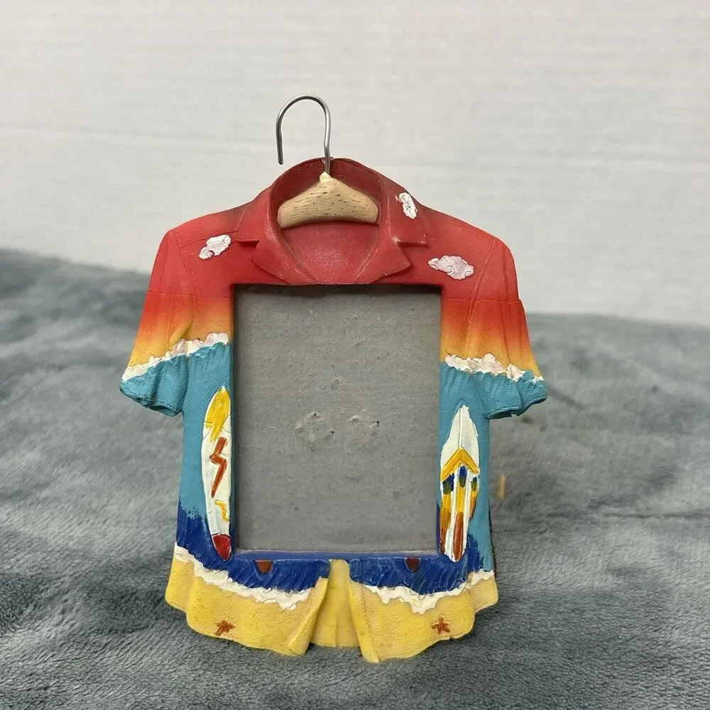 Tropical Hanging Shirt 3x5 Photo Frame Beach Hawaii